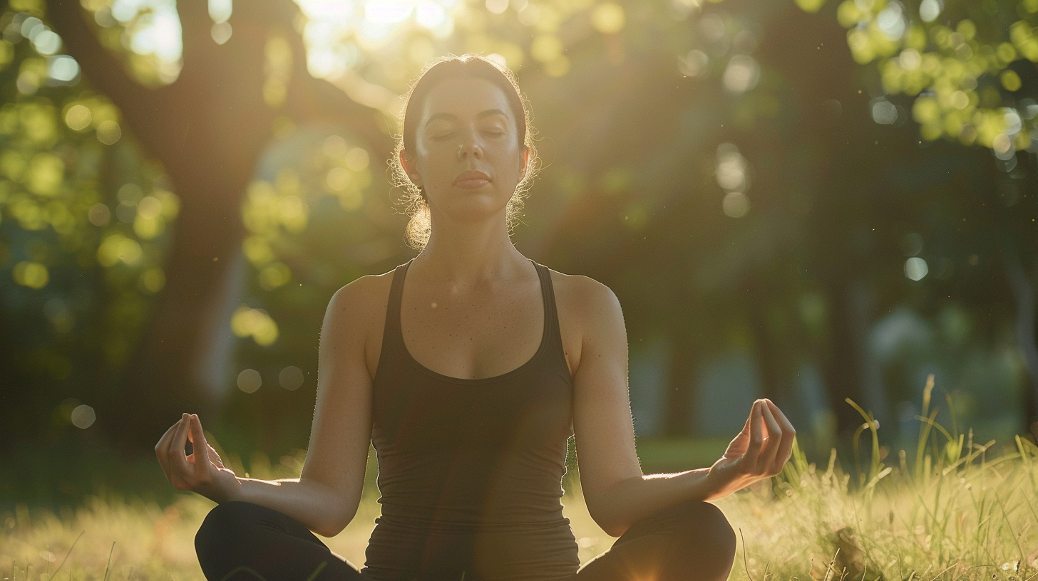 Викладач йоги демонструє правильну техніку виконання асан